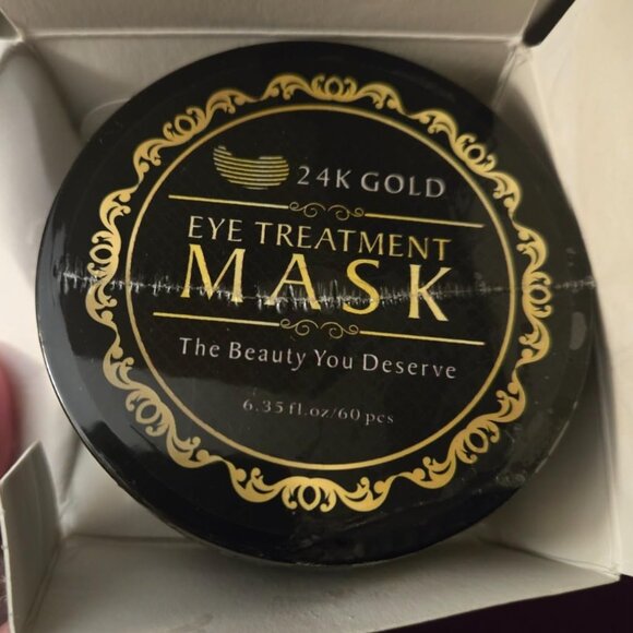 24K Gold Under Eye Patches 60 Pack for Puffy Eyes, Dark Circles, Bags & Wrinkles - Picture 8 of 10